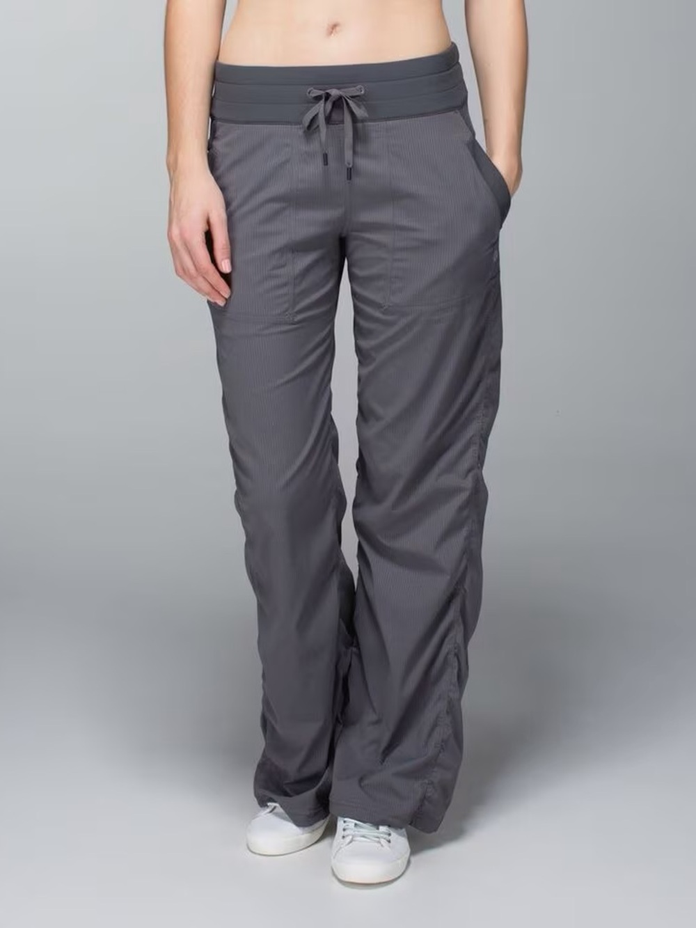 Lululemon Dance Studio Track Pants Lined in Soot Grey, Women’s size 6